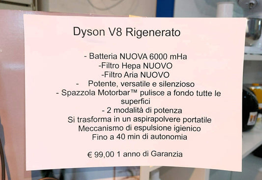 Scopa Cordless Dyson V8™ Rigenerata