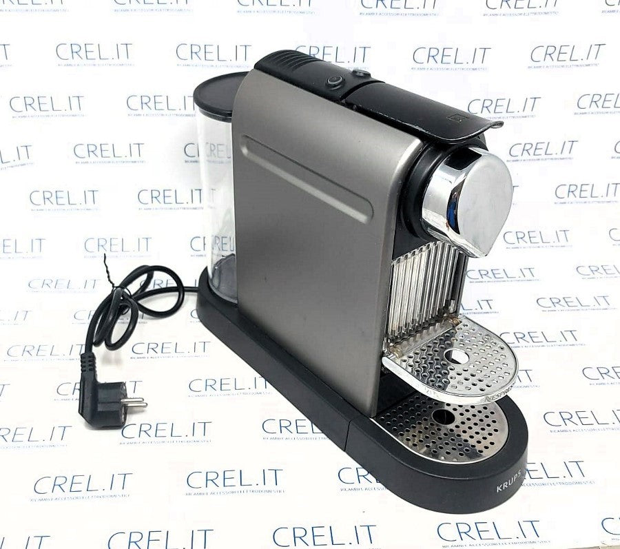 Macchina Da Caffè A Capsule Nespresso Krups Citiz Silver Xn700110 Rigenerata Spedizione Gratuita