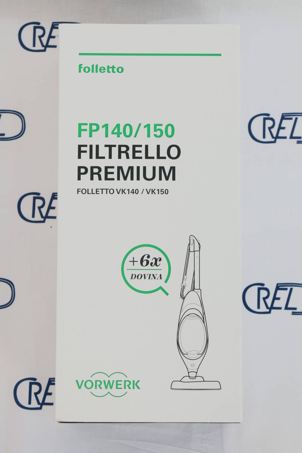 Confezione Originale Filtrello Premium Folletto Fp140/150 + 6 Dovina