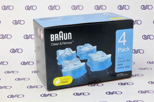 4 Cartucce Braun Clean E Renew Ccr4