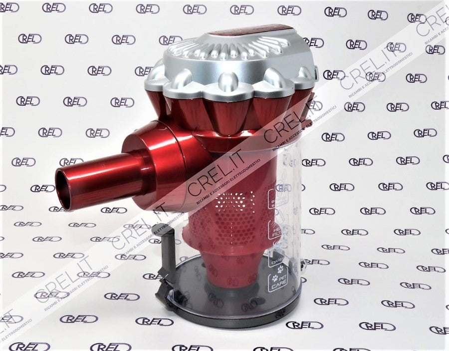 Contenitore Polvere Rosso Scopa Ariete 2761 Con Coperchio