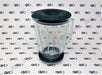Bicchiere Vetro Con Coperchio Nero Frullatore Imetec Dolcevita Bl4