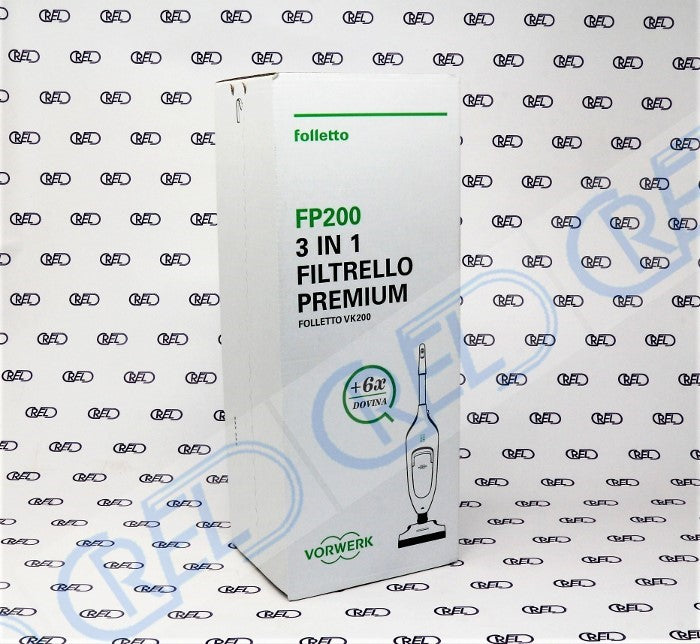 Filtrello Premium Originale Folletto VK200 - 6 Sacchi + 6 Dovina Per Aspirapolvere Vorwerk - Massima Igiene - Foto 7