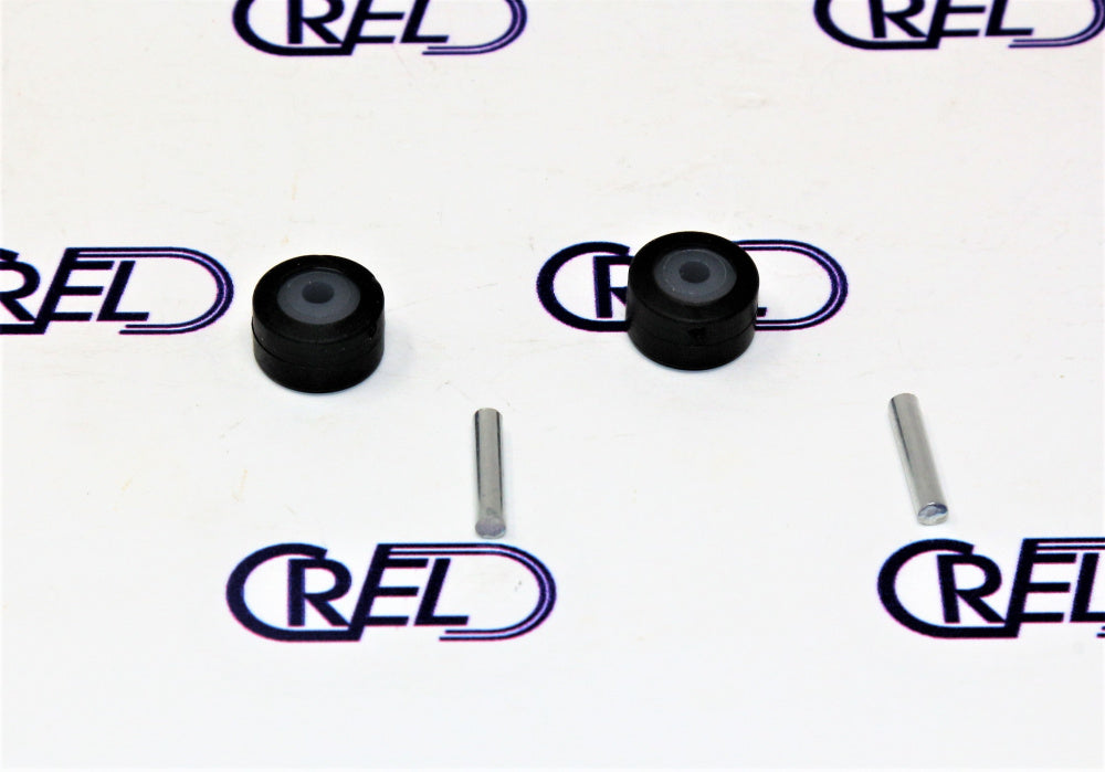 Kit 2 Rotelle E 2 Perni Scopa Imetec Piuma Extreme