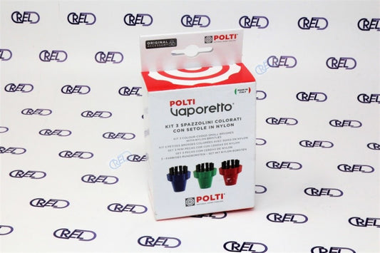 3 Spazzolini Colorati Polti Vaporetto Lecoaspira Unico