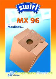6 Sacchi Carta Per Aspiratore Moulinex Power Star Mx96