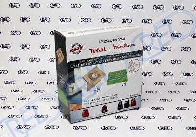 6 Sacchetti Polvere Rowenta Compacteo Con Filtro Hepa