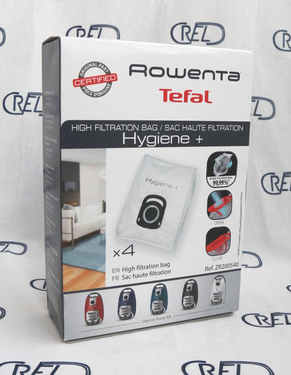 20 Sacchetti Per Aspirapolvere Premium Compatibili Rowenta RS 134 + 4 Filtri Motore - Made In Germany 5 Strati